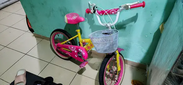 Colorful Kids Bicycle with Basket