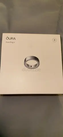 Oura ring Size 8 silver color