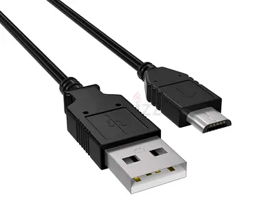USB-A to Micro USB Cable, Fast Charging, Data Sync Cable For Phone Laptop.