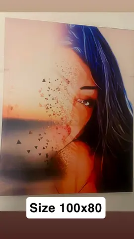 Stunning Art Print of a Womans Face