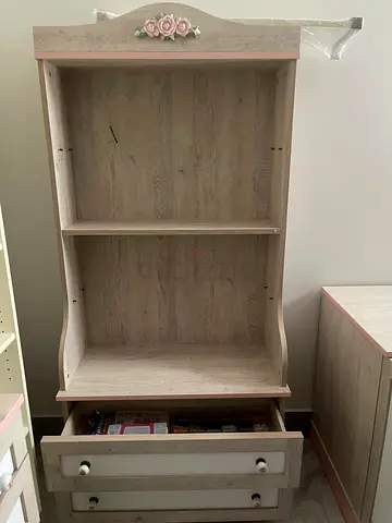 Homecentre Girl Charming Vintage-Style Cupboard with Drawers. Used gently. In good condition.