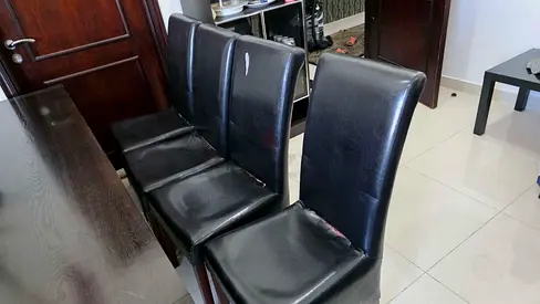 Black Dining Table With 8 Chairs