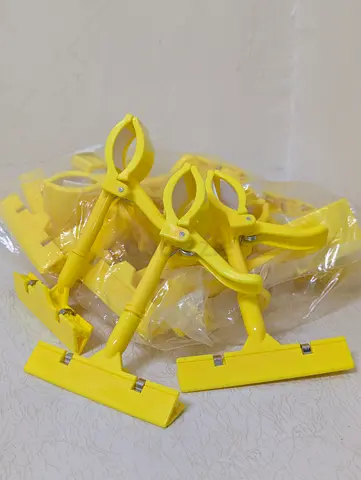 Set of Yellow Clips for Fun Playtime and Multiple usage