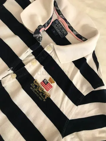 Stylish Ralph Lauren Striped Polo Shirt