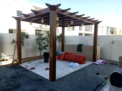 Elegant Wooden Pergola for Outdoor Spaces