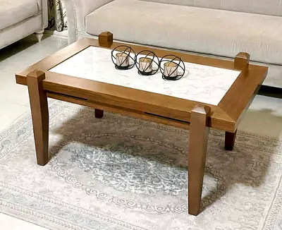 Wooden coffee table