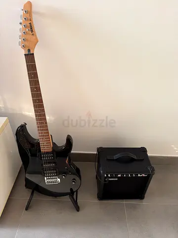 Electric Guitar with Amplifier