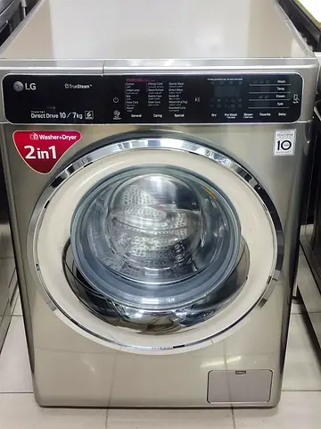 LG direct drive 10 kg washer and 7 kg dryer combine fully touch control washing machine