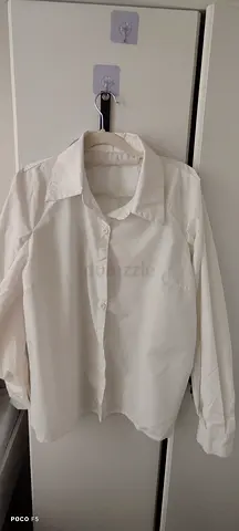 Classic White Button-Up Shirt