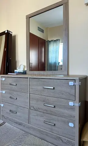 HOME BOX bed set with side tables and dressing table