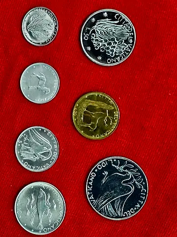 Vatican City - 1977 Uncirculated Coin Set. Pope Paul VI - Gift Set.