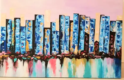 Hand made abstract painting..Negotiable