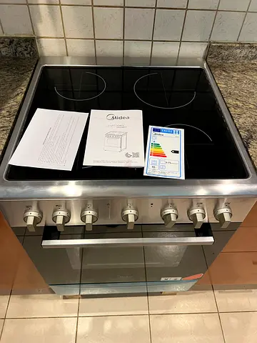 Midea Ceramic 60/60cm freestanding Cooking range