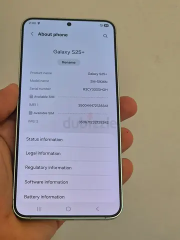 Samsung Galaxy S25+ - Excellent Condition