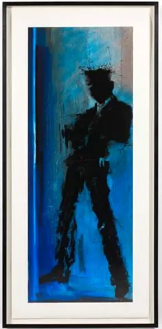 Richard Hambleton - Standing Shadow, Blue 29,500 AED