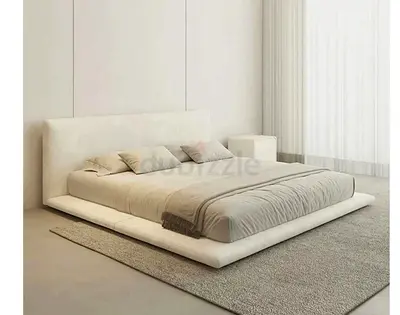 Elegant Minimalist Bed and Rug Set