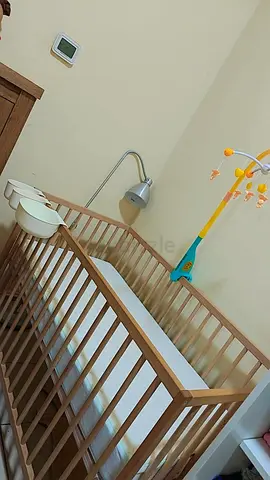 Baby cot baby chair and nursing pillow