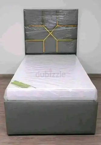 Brand New Modern Single Bed Frame with Mattress