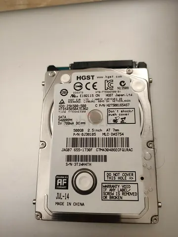 MacBook hard disk 500