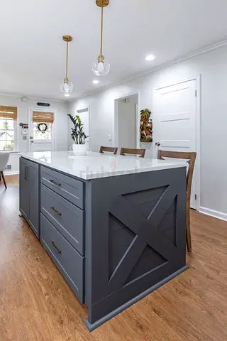 Stylish Kitchen Island with Storage