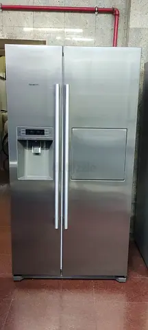 siemens latest model IQ700 side by side refrigerators with water depanser and ice maker also mini ba