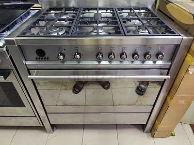SMEG latest model 5 burner top gass oven electric with fan stove 90x60 cooking range