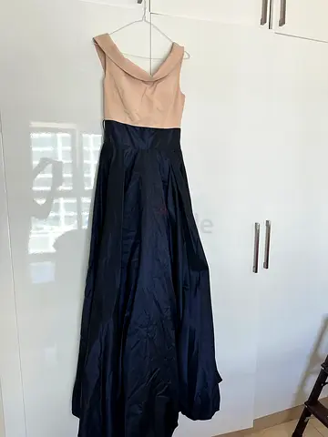 Elegant Two-Tone Dress