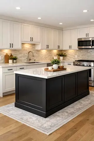 Stylish Kitchen Island with Sleek Design