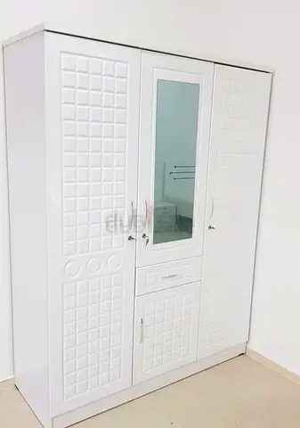 Brand New White Modern Wardrobe with Mirror