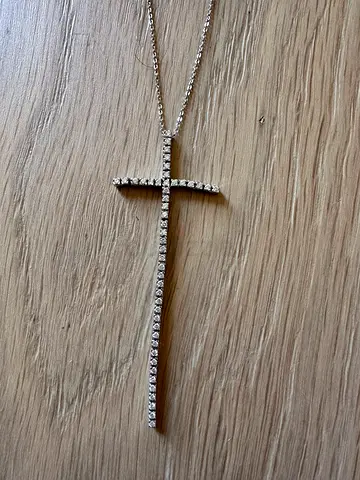 Pendant white gold and diamond