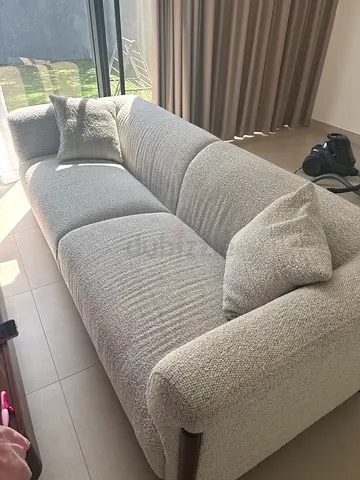 Comfortable and Stylish Gray Sofa
