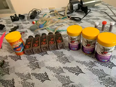 Aquarium Fish Care Supplies - Food and Treatments Collection