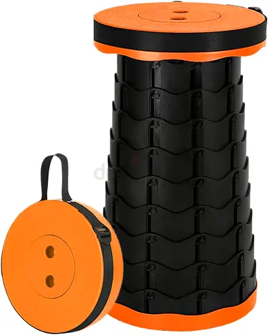 Telescopic Stool - Outdoor Telescopic Chair - Hiking Stool Adjustable Camping Seat for Outdoor