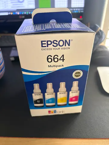 Epson Printer Ecotank Ink 664 Genuine