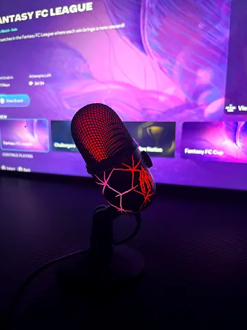 Stylish RGB USB Microphone for Streaming