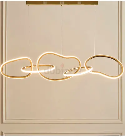 Modern LED Chandelier with Abstract Design
