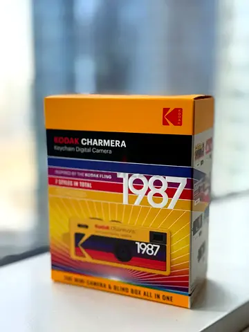 Kodak Charmera Keychain Digital Camera - Vintage 1987 Edition Blind Box with Guaranteed Colour Pick