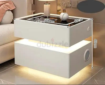 Modern LED Coffee Table with Hidden Storage