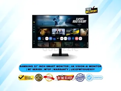 Samsung 32 Inch Smart Monitor | 4K Vision AI Monitor | M7 Series | M70F | Warranty | LS32FM700UEXXY