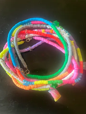 Colorful Beaded Necklace Collection Handmade