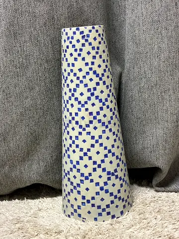 Stylish Blue and White Decorative Rug