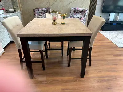 Marble top Dinning set from Home center