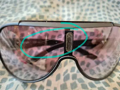 Original Carrera Sunglasses with Minor Scratch.