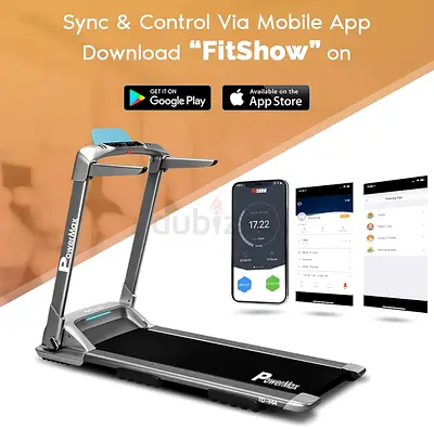 PowerMax UrbanTrek TD-M4 4.0HP Motorized Foldable Treadmill With Smart App