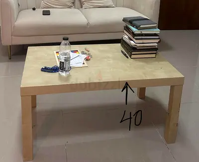 Modern Coffee Table with Books and Decor