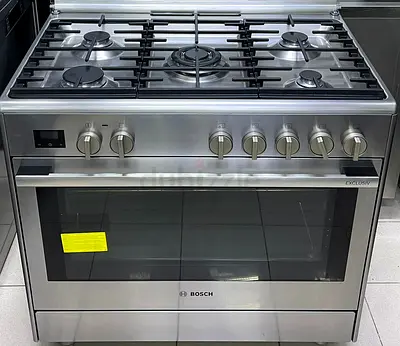BOSCH series 8 5 burner top gass oven electric with dual fan stove 90x60 cooking range made in italy