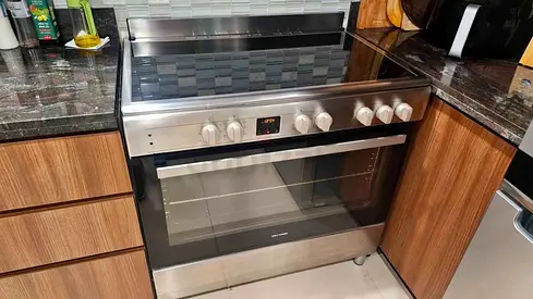 Free delivery Wolf power Stainless Steel electric ceramic cooker 90 cm