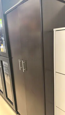 Premium Solid Oak Shoe Storage Cabinet – Like New