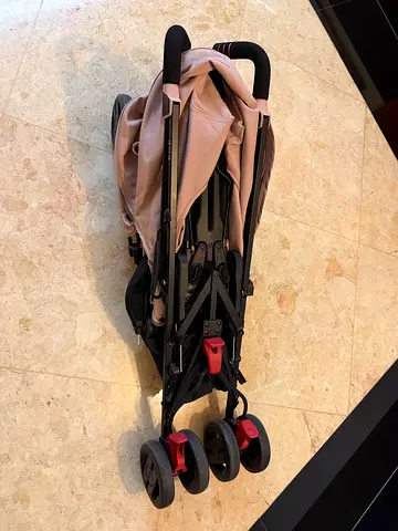 Pink Stroller- silver cross- Full recliner