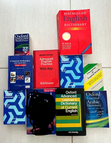 Collection of Educational Dictionaries and Language Books